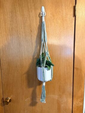 Handmade Macrame Plant Hanger. PLANT AND POT NOT INCLUDED.